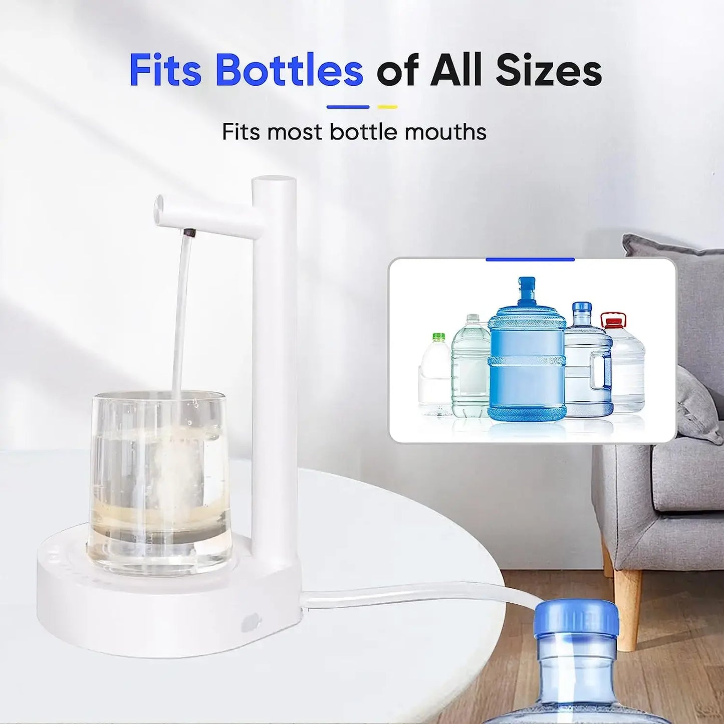 Desktop Water Bottle Dispenser Automatic Smart Electric