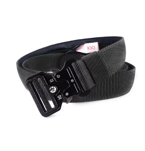 Anti-Theft Travel Belt with Hidden Wallet