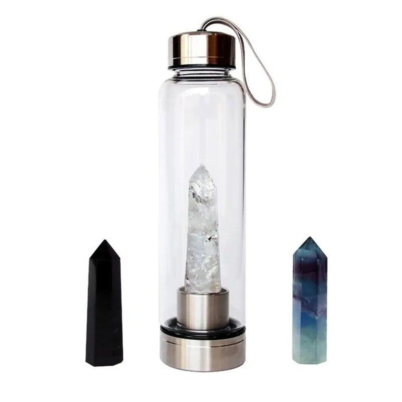 Crystal Healing Drinking Bottle