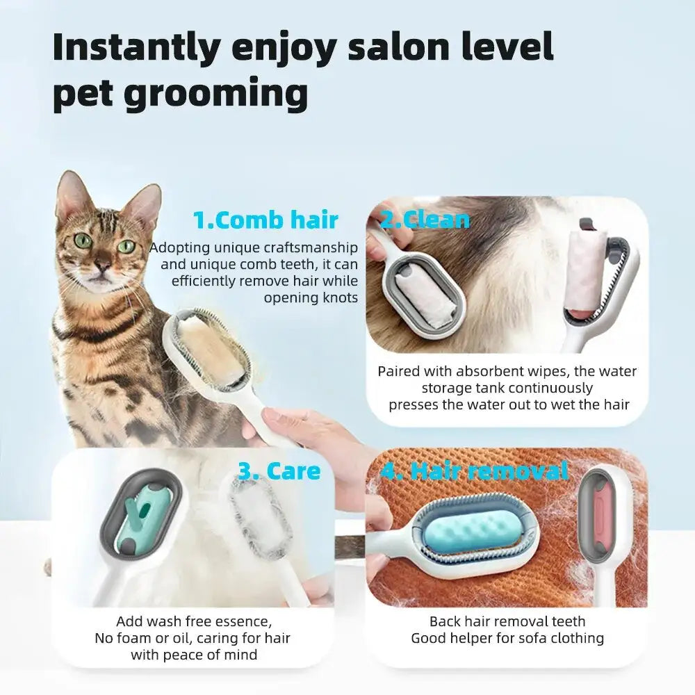 PurrfectGroom Comb & Clean System