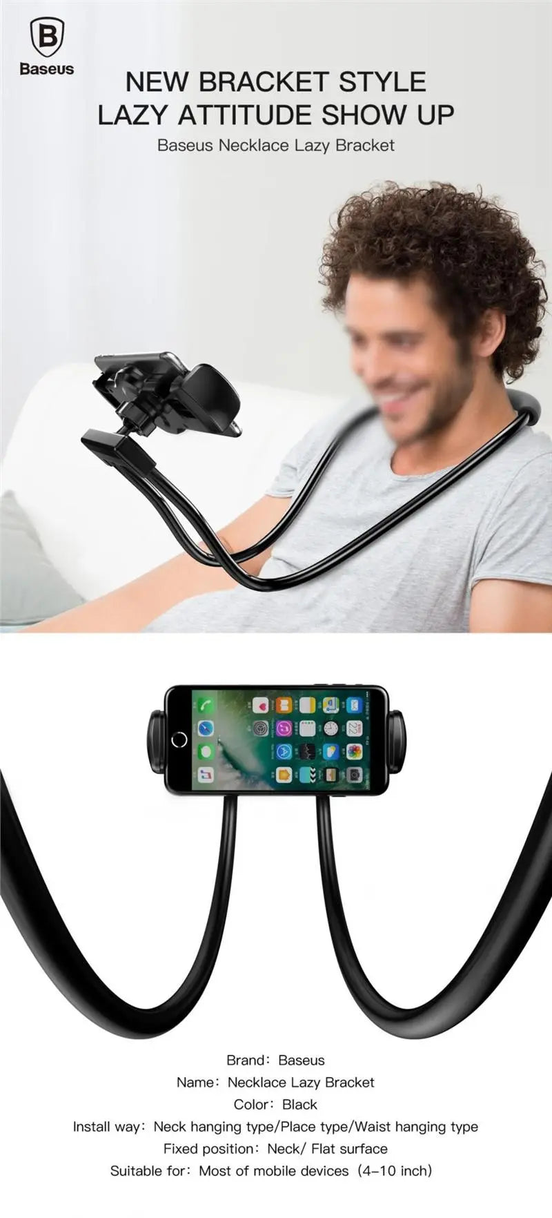 FlexiGrip Hands-Free Smartphone Stand