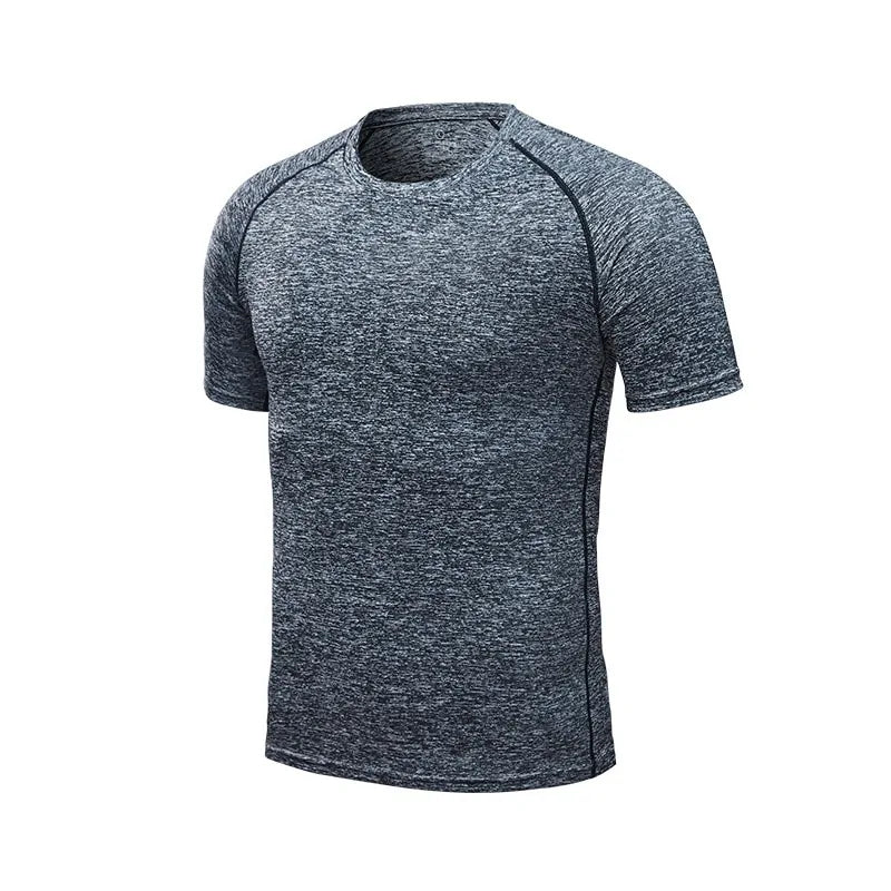 Men's Quick Dry Compression Running T-Shirts: Fitness & Soccer Sportswear