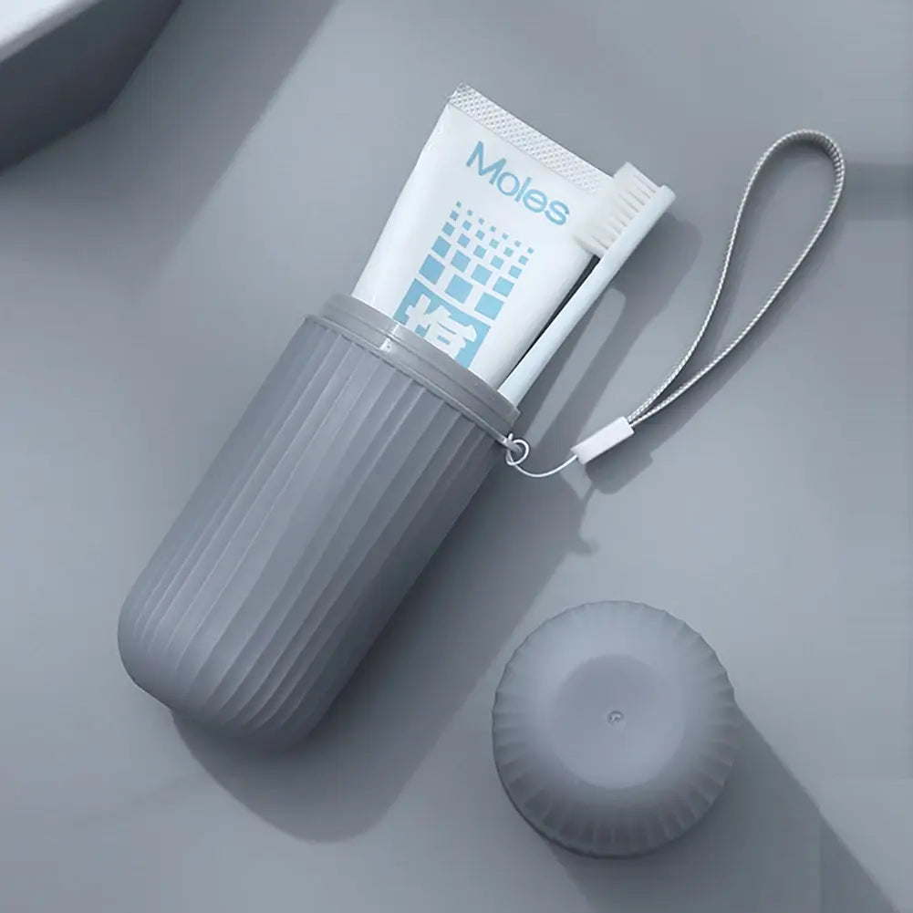 Travel Portable Toothbrush Cup Bathroom Toothpaste Holder