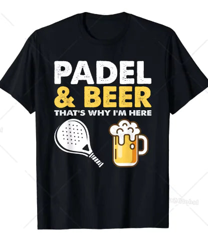 Men's Funny Paddle Tennis T-Shirt