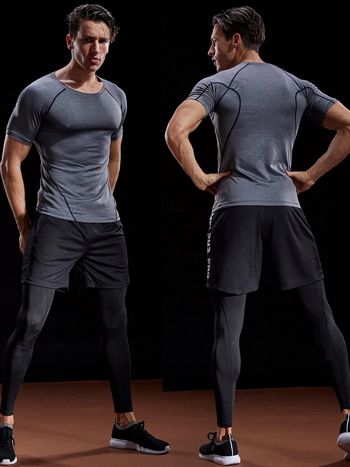 Men's Quick-Drying Elastic Compression T-Shirt