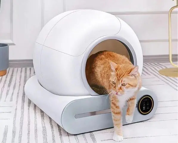 Smart Automatic Litter Box Cat Toilet with Pooper Scooper