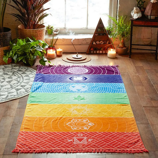 Polyester Bohemian Beach Yoga Mat