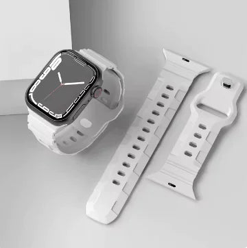 Silicone Strap For Apple Watch band 49mm 45mm 41mm Rubber bracelet 40mm 44mm 38mm 42mm for iWatch series 3 5 6 se 7 8 Ultra band