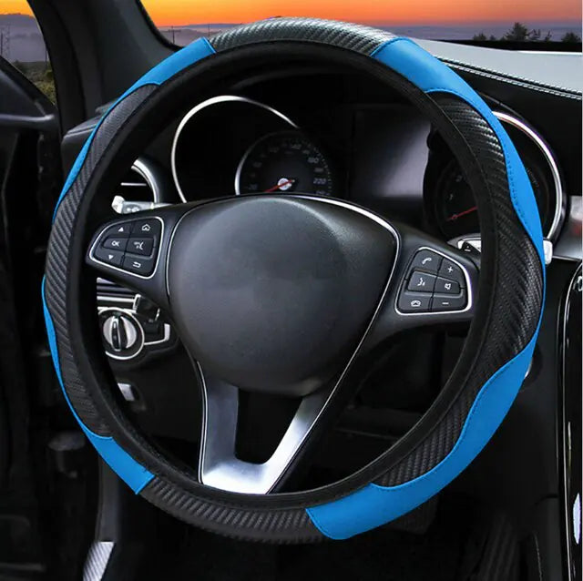 Carbon Fiber Car Steering Wheel Cover