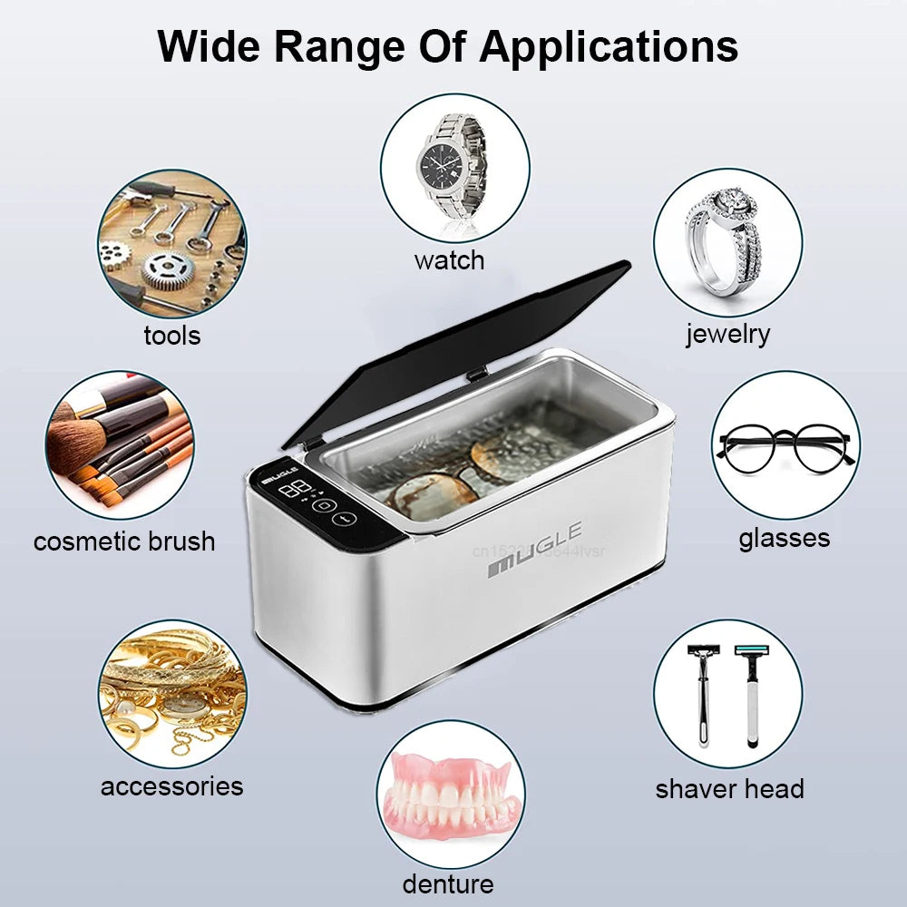 35W Ultrasonic Glasses & Jewelry Cleaner