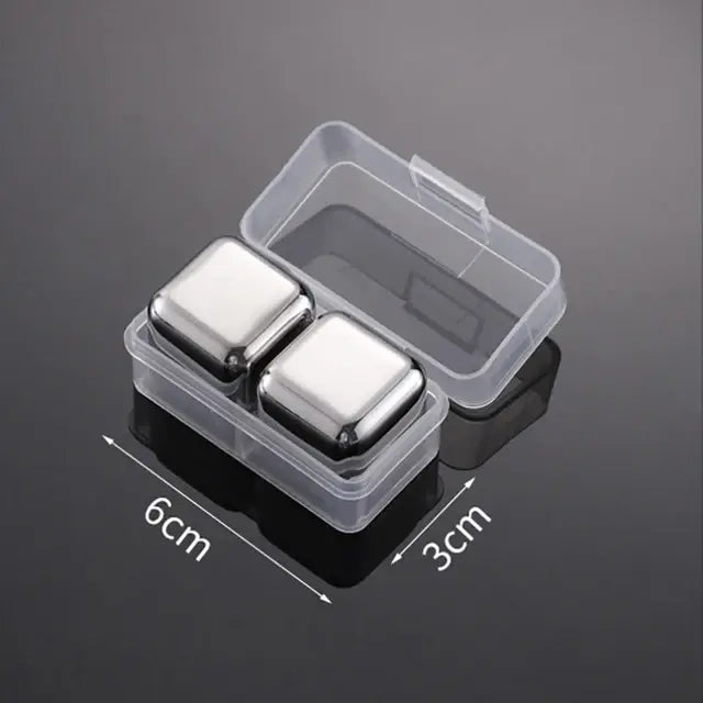 Reusable Stainless Steel Ice Cubes