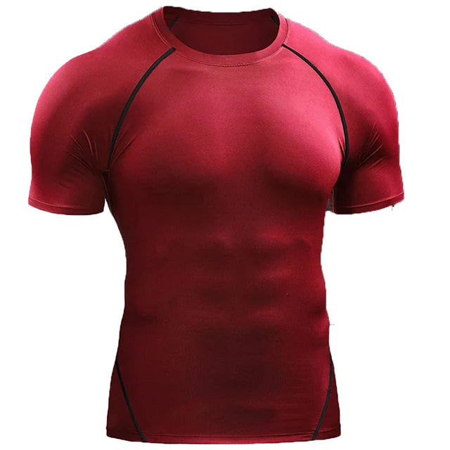 Men's Quick-Drying Elastic Compression T-Shirt