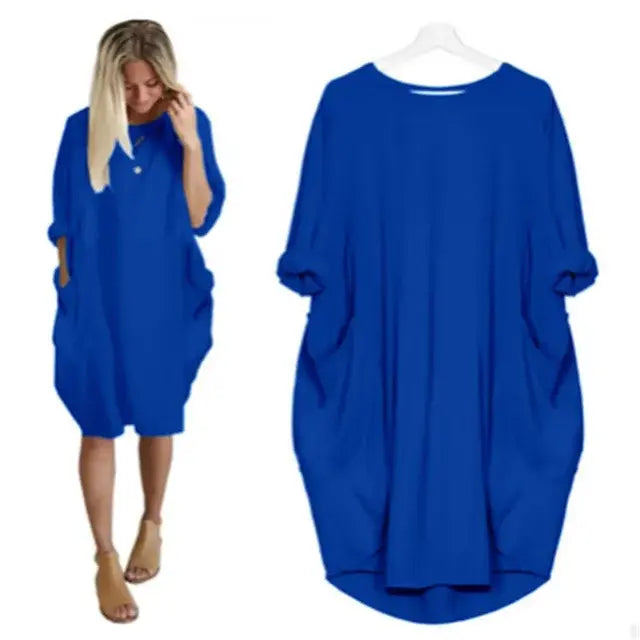 Maternity Loose Sleeve Dress